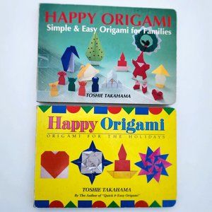 Happy Origami" Books by Toshie Takahama - Printed in Japan